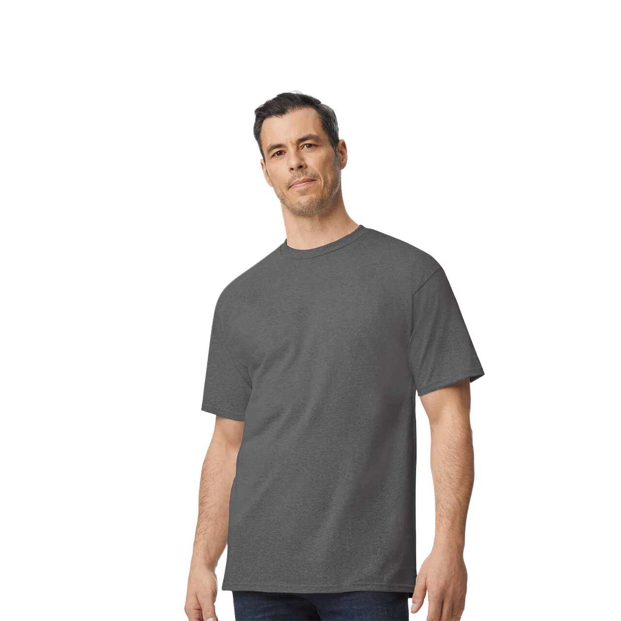Gildan Men's Tall Ultra Cotton Heavyweight Short Sleeve T-Shirt For Custom Printing and Sustainable Workwear